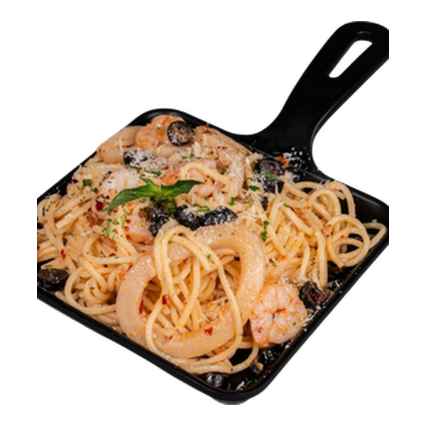 Pasta Shrimp al Verde